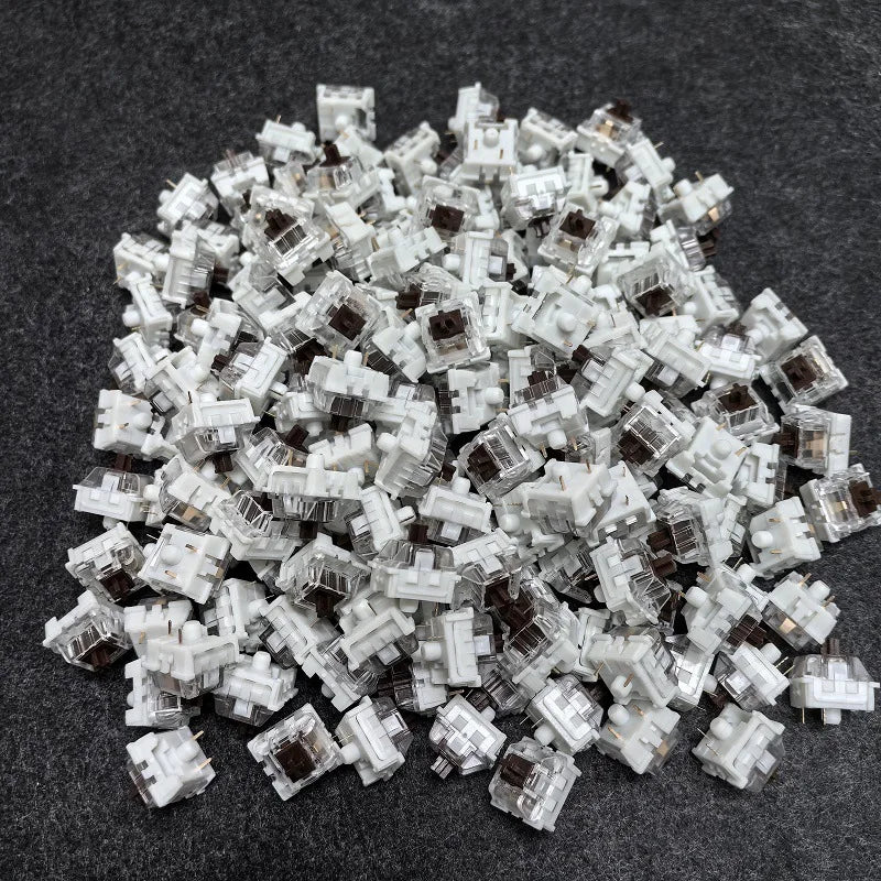 20-100pc Mechanical Keyboard Switches Blue Red Brown Switch Customizable Hot-Swappable 3 Pins Cross Stem for Mechanical Keyboard