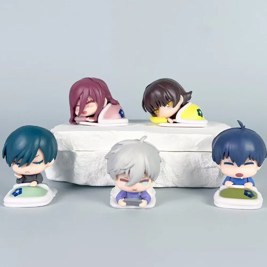 Anime BLUE LOCK Figure Football Comic Isagi Yoichi Bachira Meguru Nagi Seishiro Mikage Reo PVC Model Room Decor For BIrthday Gif