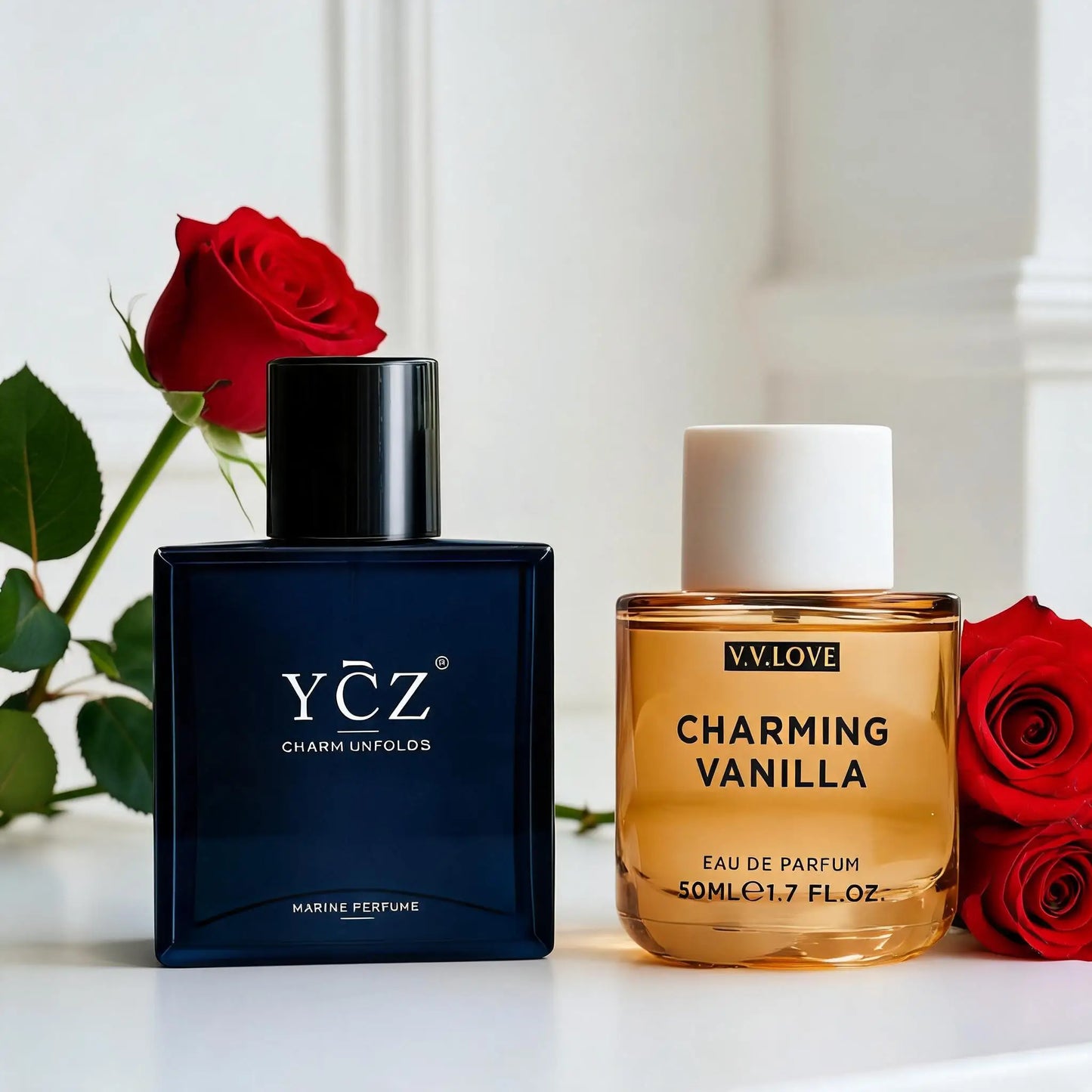 YCZ Men's Perfume,2pcs| /1.7oz*2  cologne for-Long Lasting，Oriental Woody Scent+Soft woody-floral scent， Ideal Special Occasions, Making it the Ideal gentlemen’s Gift