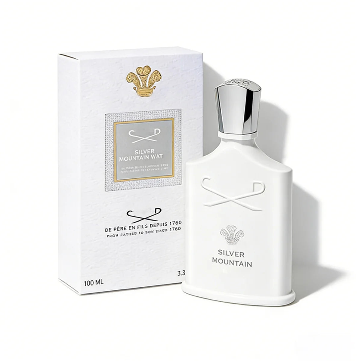Silver Mountain Water Luxury Citrus Woody Creed Cologne Fragrance for Men Women Unisex Long Lasting Daily Office Party
