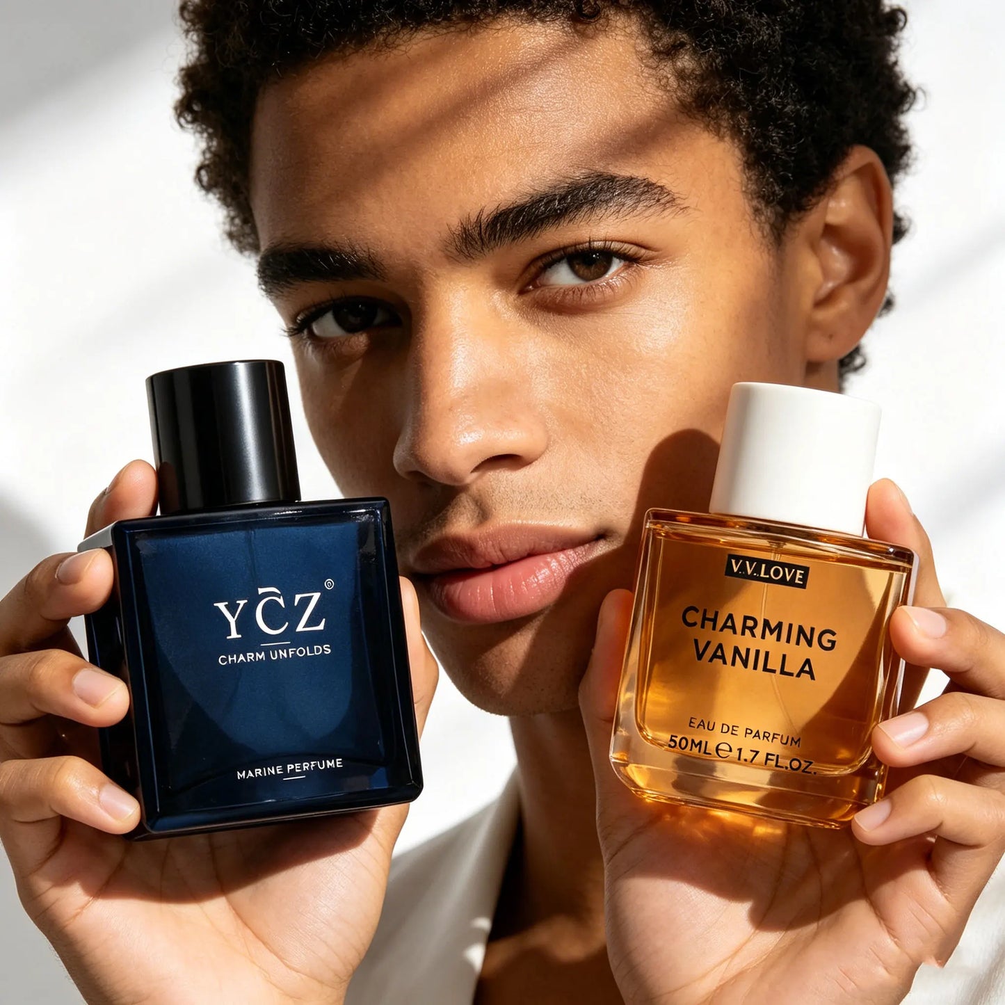 YCZ Men's Perfume,2pcs| /1.7oz*2  cologne for-Long Lasting，Oriental Woody Scent+Soft woody-floral scent， Ideal Special Occasions, Making it the Ideal gentlemen’s Gift