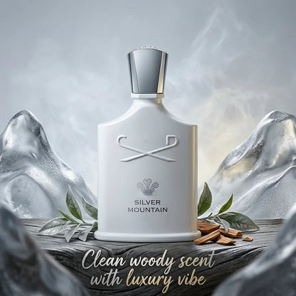 Silver Mountain Water Luxury Citrus Woody Creed Cologne Fragrance for Men Women Unisex Long Lasting Daily Office Party