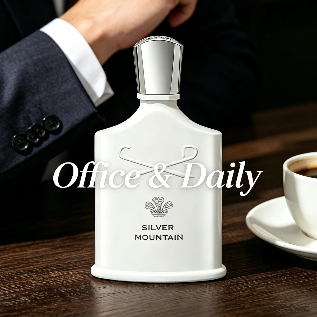 Silver Mountain Water Luxury Citrus Woody Creed Cologne Fragrance for Men Women Unisex Long Lasting Daily Office Party