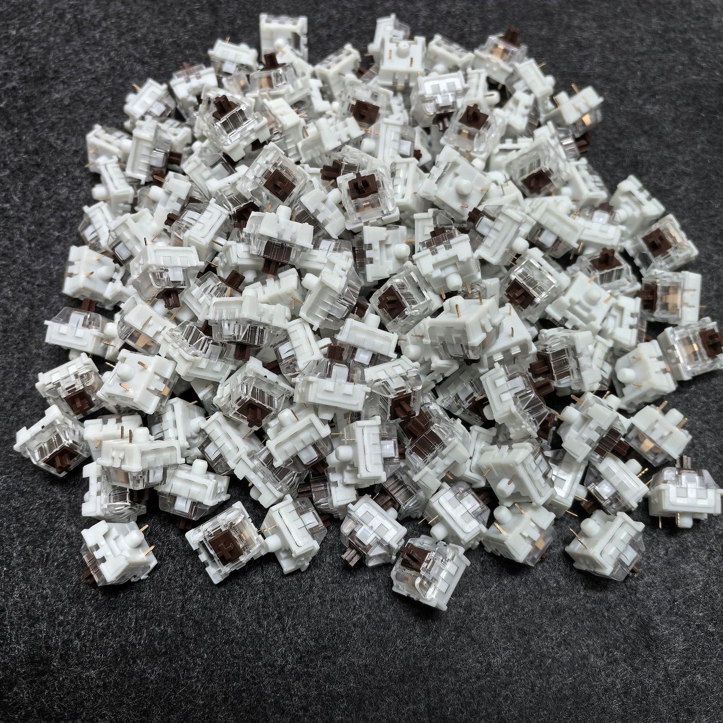 20-100pc Mechanical Keyboard Switches Blue Red Brown Switch Customizable Hot-Swappable 3 Pins Cross Stem for Mechanical Keyboard