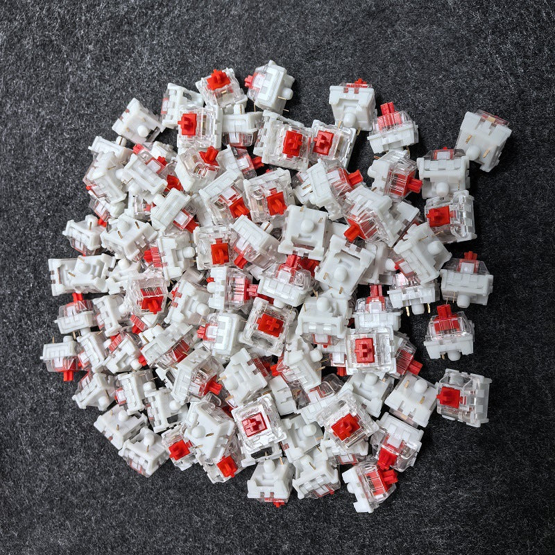 20-100pc Mechanical Keyboard Switches Blue Red Brown Switch Customizable Hot-Swappable 3 Pins Cross Stem for Mechanical Keyboard