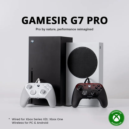 GameSir G7 Pro Xbox Series X|S Controller with TMR Sticks, Hall Effect Triggers, Magnetic Faceplates, Gyro, Smart Charging Dock