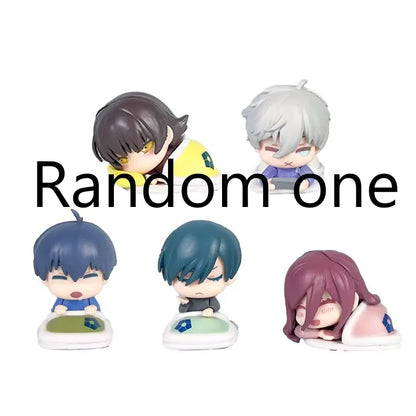 Anime BLUE LOCK Figure Football Comic Isagi Yoichi Bachira Meguru Nagi Seishiro Mikage Reo PVC Model Room Decor For BIrthday Gif