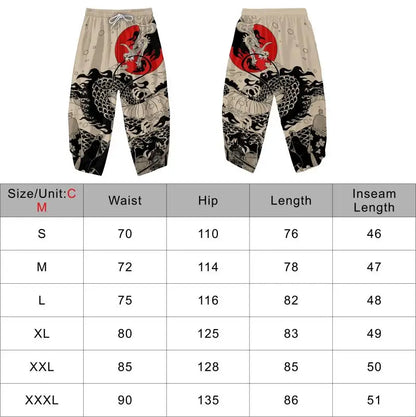 Summer Japanese Style Anime Dragon Print Cosplay Haori Yukata Top Adult Traditional Samurai Loose Kimono Cardigan for Men Women