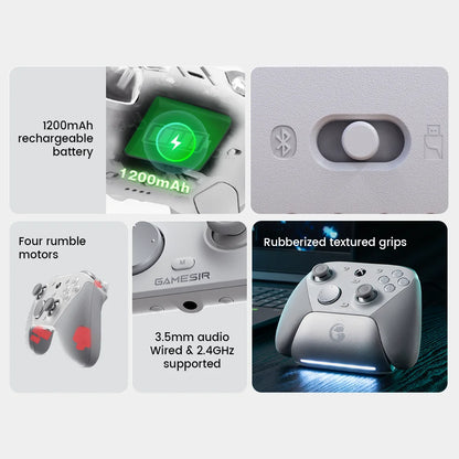 GameSir G7 Pro Xbox Series X|S Controller with TMR Sticks, Hall Effect Triggers, Magnetic Faceplates, Gyro, Smart Charging Dock
