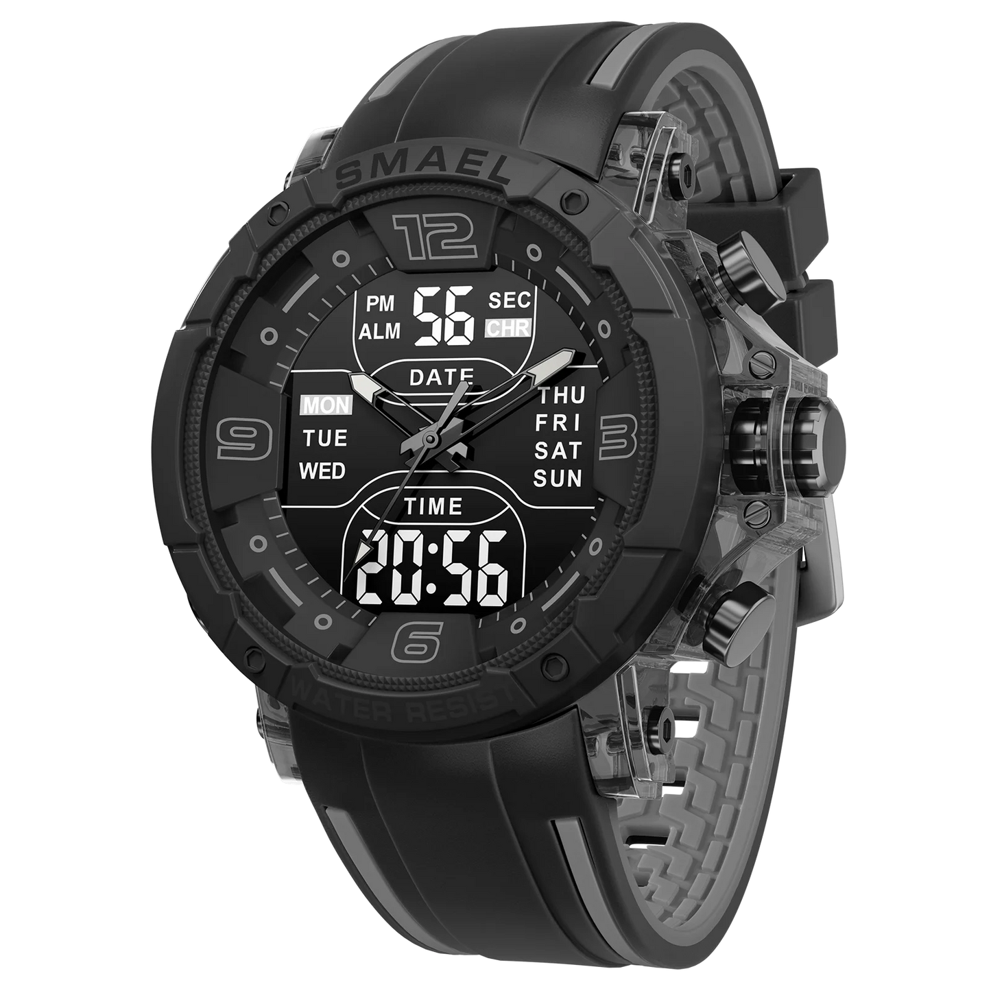 SMAEL Brand 8140 Waterproof Dropshipping Watch Alarm Clock night light Young Fashion business Quartz Sport Wristwatches