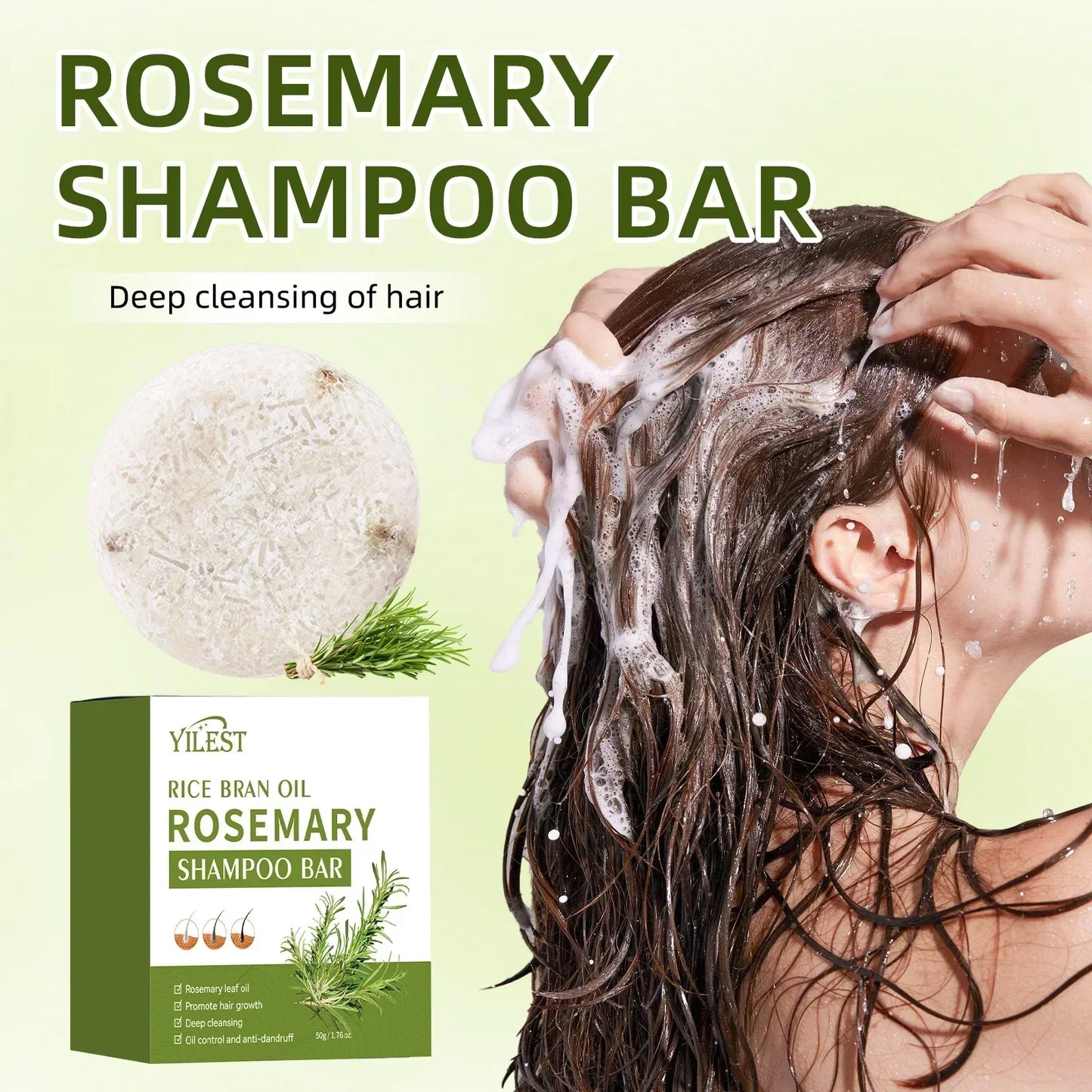 Natural Shampoo Bar Cold Processed Plant Based Soap for Hair Care Nourishing Smoothing Anti Dandruff Pure Hair Shampoos Soap
