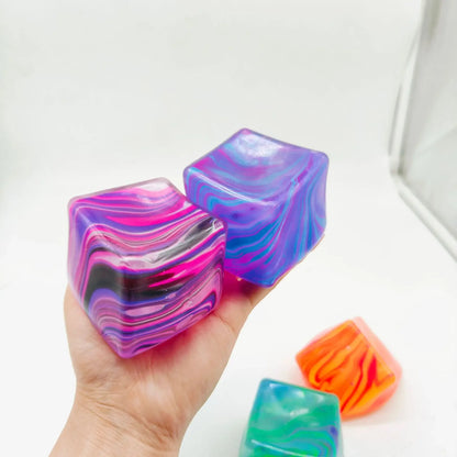 Needoh Soft and Glutinous Sensory Stress-relief Toy Cube Filled with Gel Stretchable Ball Soft Ice blind box Slow Rebound