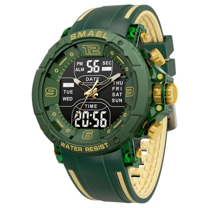 SMAEL Brand 8140 Waterproof Dropshipping Watch Alarm Clock night light Young Fashion business Quartz Sport Wristwatches