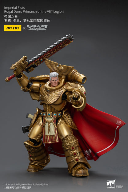JOYTOY Warhammer 40k 1/18 Action Figures Anime 18cm Imperial Fists Rogal Dorn, Primarch of the Vllth Legion