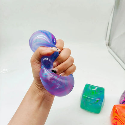 Needoh Soft and Glutinous Sensory Stress-relief Toy Cube Filled with Gel Stretchable Ball Soft Ice blind box Slow Rebound
