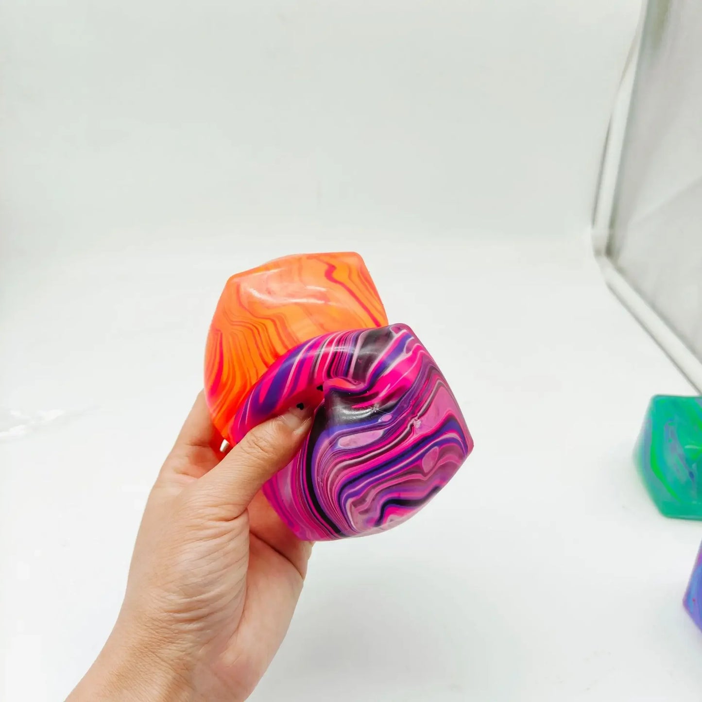 Needoh Soft and Glutinous Sensory Stress-relief Toy Cube Filled with Gel Stretchable Ball Soft Ice blind box Slow Rebound
