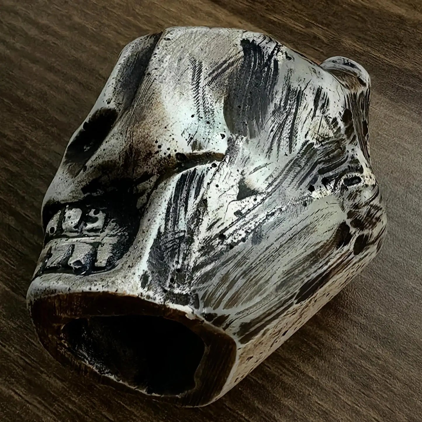 Authentic Aztec Death Whistle, Skull Human Scream Loud High Decibels for Rituals, Spooky Sounding Halloween Prop