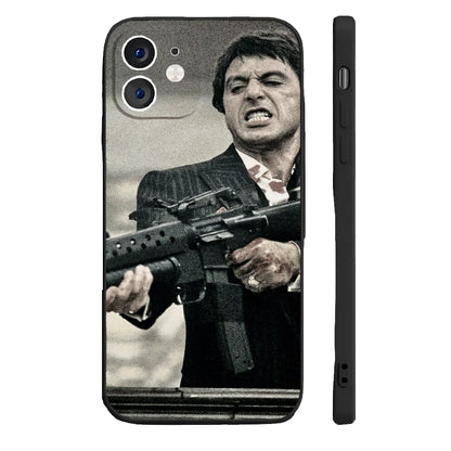 T-Tony M-Montana S-Scarface Phone Case For iPhone 17 16 15 11 12 14 13 Pro Max Mini X XR 7 8 Plus SE4 17E Shockproof Soft Cover