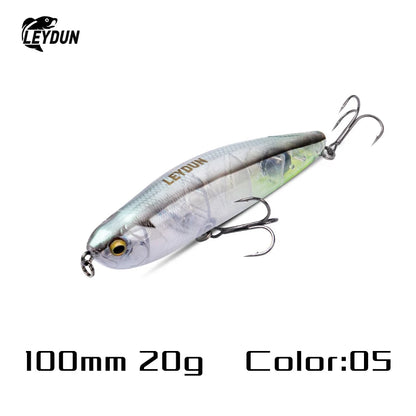 LEYDUN Z-Claw Fishing Lures Floating Pencil 86mm 100mm 120mm Topwater Hard Baits Surface Stickbait Good Action Bass Wobblers