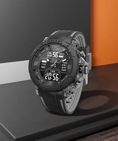SMAEL Brand 8140 Waterproof Dropshipping Watch Alarm Clock night light Young Fashion business Quartz Sport Wristwatches