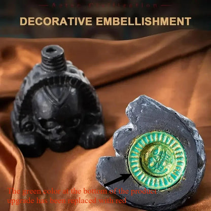 Aztec Death Whistle Spookys Aztec Scary Death Whistle Ghost War Whistle Skull Head Toy Party Noise Prop Resin Halloween Toy Gift