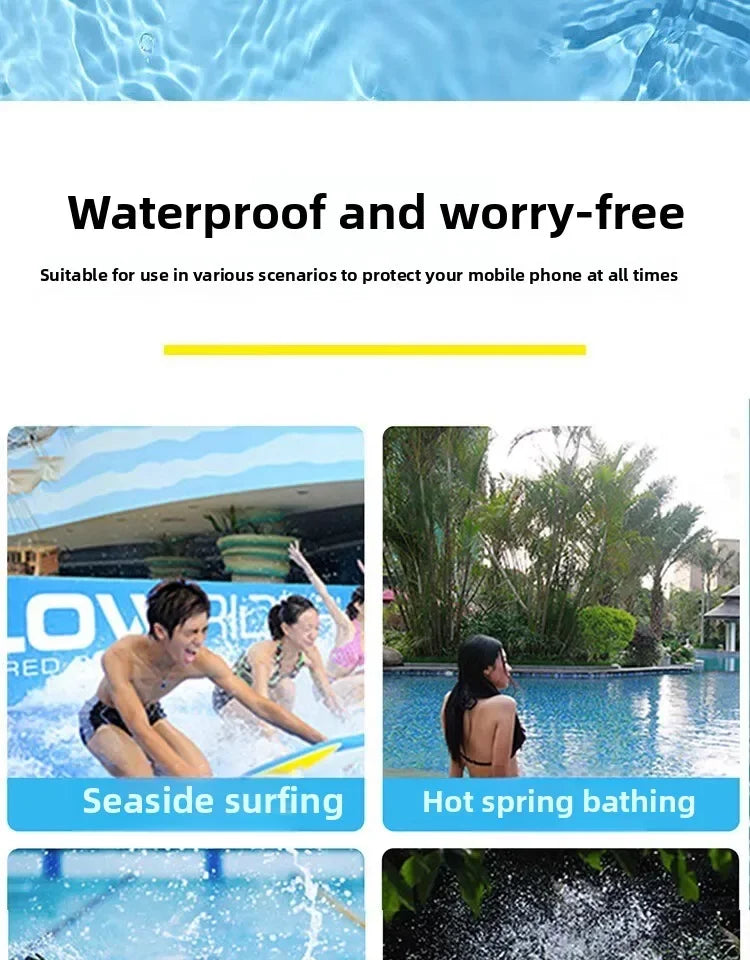 1-30PCS High Quality Universal Waterproof Smartphone Bag Phone Case Floating Waterproof Phone Pouch Bag for Diving Swimming