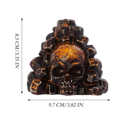 Aztec Death Whistle Spookys Aztec Scary Death Whistle Ghost War Whistle Skull Head Toy Party Noise Prop Resin Halloween Toy Gift