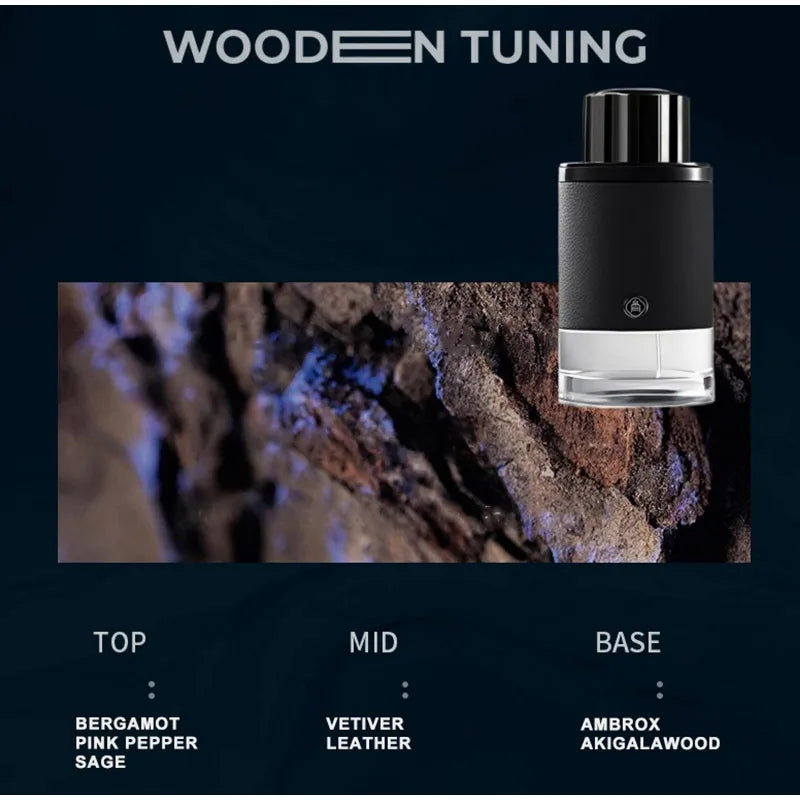 Brand Explorer Men's Cologne Perfume 100ml Woody Eau De Parfum Vetiver Leather Lemon & Sage Lasting Masculine Fragrance For Men