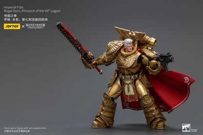 JOYTOY Warhammer 40k 1/18 Action Figures Anime 18cm Imperial Fists Rogal Dorn, Primarch of the Vllth Legion