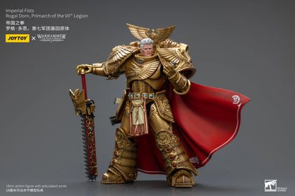 JOYTOY Warhammer 40k 1/18 Action Figures Anime 18cm Imperial Fists Rogal Dorn, Primarch of the Vllth Legion