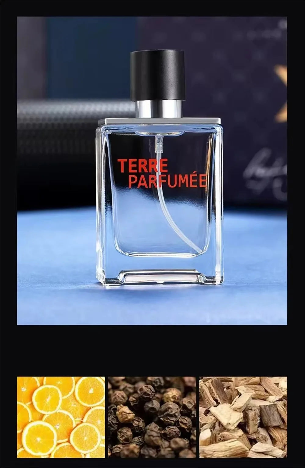 Luxury Brand Perfume Men Cologne Parfums Homme Gift Box 4Pcs Set 100ml Perfumes Masculinos Natural Floral Fruity Scent SprayLuxu