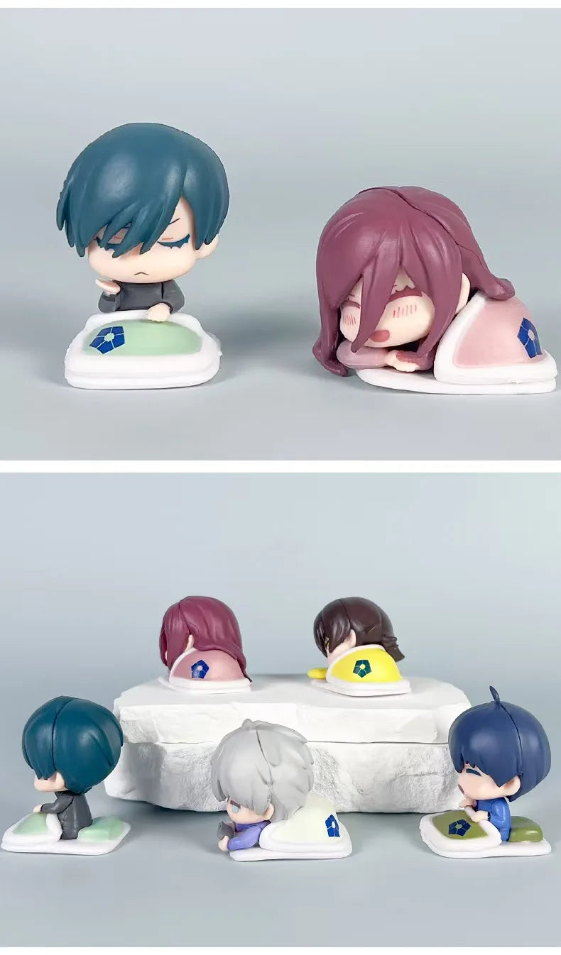 Anime BLUE LOCK Figure Football Comic Isagi Yoichi Bachira Meguru Nagi Seishiro Mikage Reo PVC Model Room Decor For BIrthday Gif