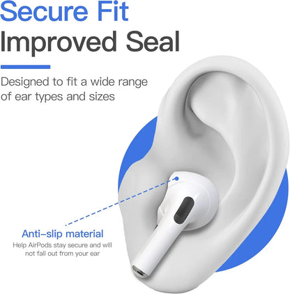 Eartips Anti-Scratch Cover for AirPods Pro3 Earbuds 3rd Gen Anti Slip Silicone Earbuds Covers Ear Tips for Apple AirPods Pro 3rd