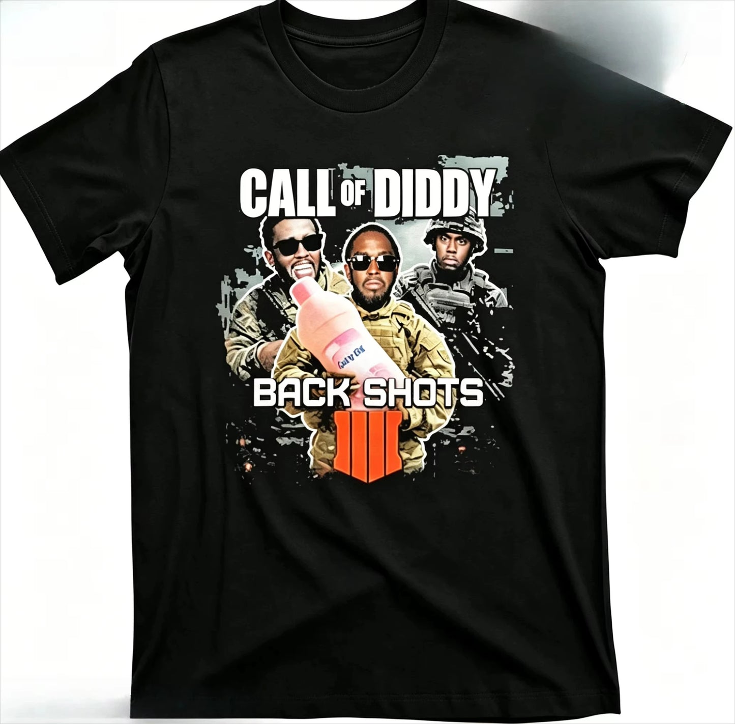 Call of Diddy Baby Oil Funny Meme T Shirt Men Women Casual Cotton Streetwear Short Sleeve Tops Tee