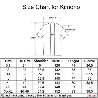 Summer Japanese Style Anime Dragon Print Cosplay Haori Yukata Top Adult Traditional Samurai Loose Kimono Cardigan for Men Women