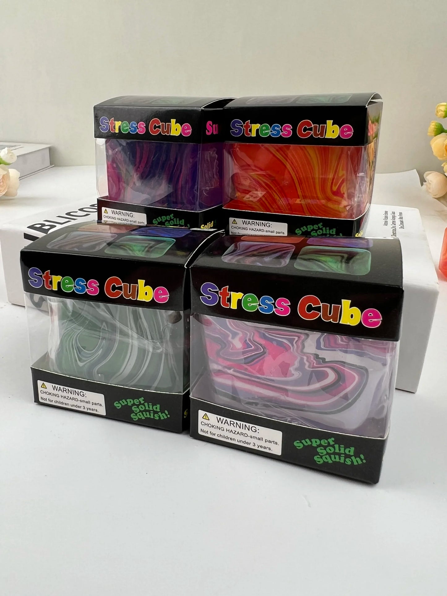 Needoh Soft and Glutinous Sensory Stress-relief Toy Cube Filled with Gel Stretchable Ball Soft Ice blind box Slow Rebound