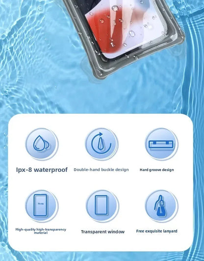 1-30PCS High Quality Universal Waterproof Smartphone Bag Phone Case Floating Waterproof Phone Pouch Bag for Diving Swimming