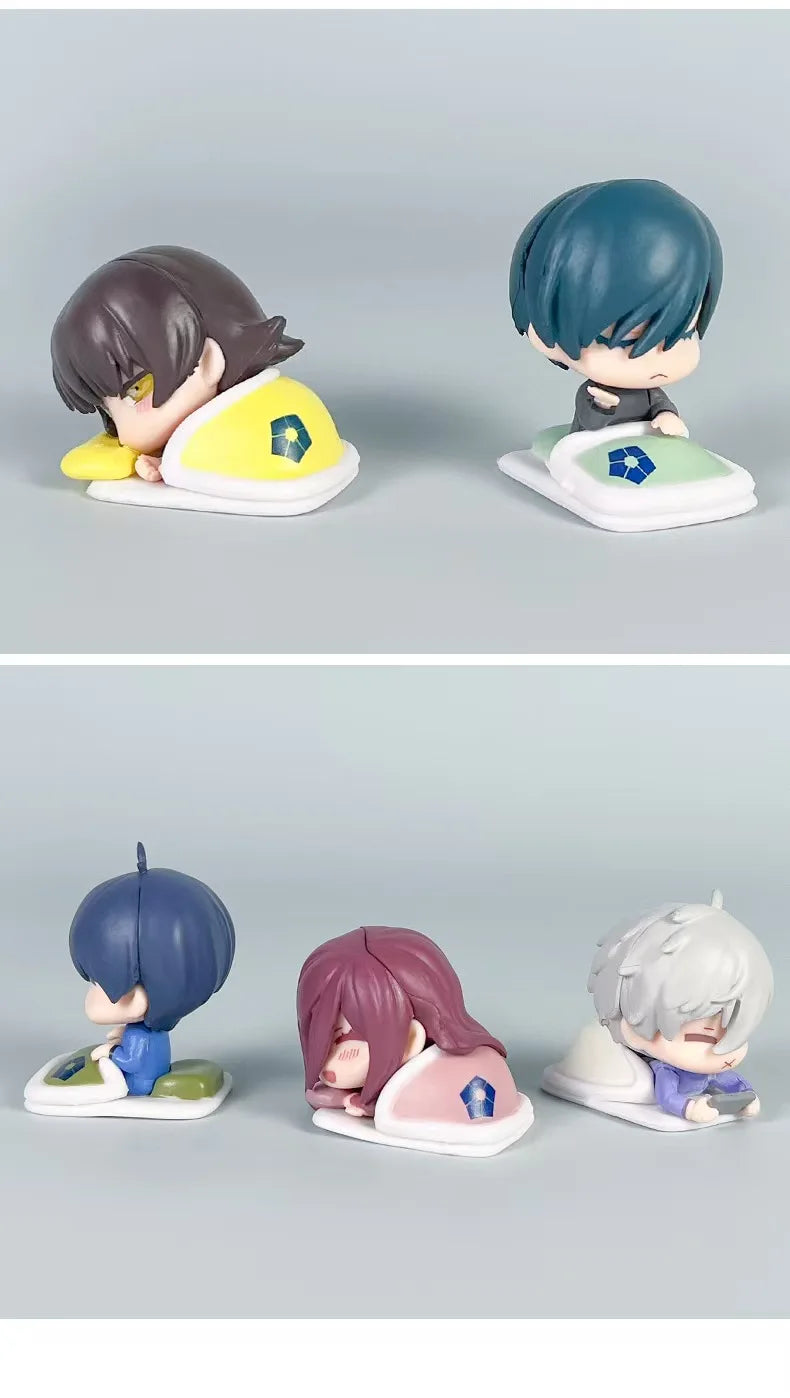 Anime BLUE LOCK Figure Football Comic Isagi Yoichi Bachira Meguru Nagi Seishiro Mikage Reo PVC Model Room Decor For BIrthday Gif