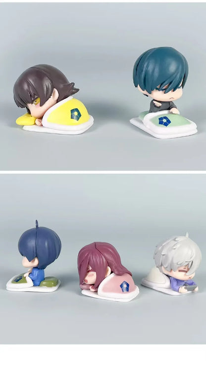 Anime BLUE LOCK Figure Football Comic Isagi Yoichi Bachira Meguru Nagi Seishiro Mikage Reo PVC Model Room Decor For BIrthday Gif