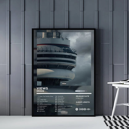 Rapper Album Cover Retro Poster Music Canvas Wall Art Print Mural Home Decor Music Lover Gift