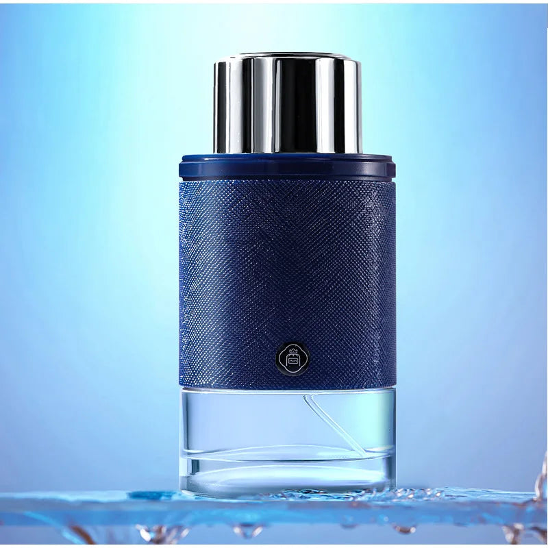 Brand Explorer Men's Cologne Perfume 100ml Woody Eau De Parfum Vetiver Leather Lemon & Sage Lasting Masculine Fragrance For Men