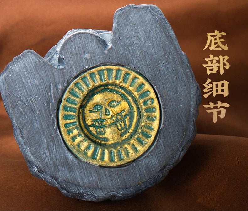 Authentic Aztec Whistle Loud Spookys Aztec Scary Death Whistle Realistic Human Screaming Aztec Ghost War Whistle Skull Head Toy