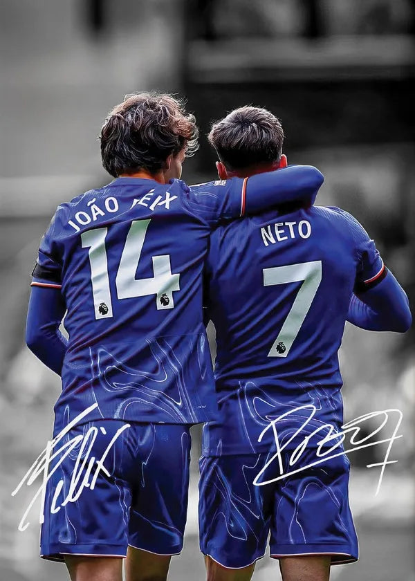 Star Athletes On the Football Field Poster Super Moment Colour Canvas Painting Wall Art Picture Living Room Home Decor Fan Gifts