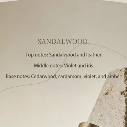 Men's Sandalwood Oriental Perfume Set, Charm Eau De Cologne, Lasting Fresh Freesia Fragrance, Unisex For Causal Business Perfume