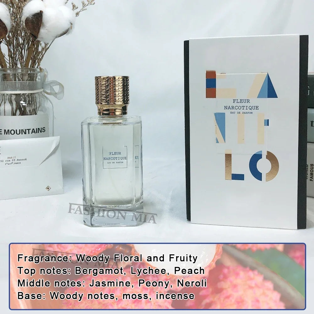 100ml Luxury Brand thEnchantment of Blue Protective Talisman Flower unisex Long Lasting Woody Floral Pheromone Cologne Fragrance