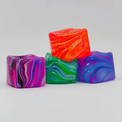 Needoh Soft and Glutinous Sensory Stress-relief Toy Cube Filled with Gel Stretchable Ball Soft Ice blind box Slow Rebound