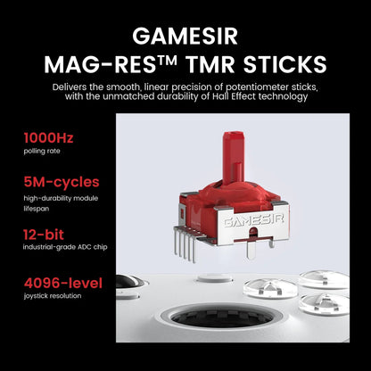 GameSir G7 Pro Xbox Series X|S Controller with TMR Sticks, Hall Effect Triggers, Magnetic Faceplates, Gyro, Smart Charging Dock