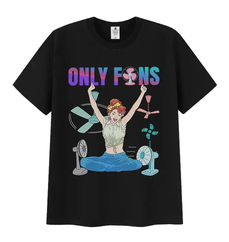 2026New Funny Only Fans Meme T-Shirt Men Women Summer Cozy Short Sleeve T-Shirts Retro O-Neck Clothing High Quality T Shirt Tops