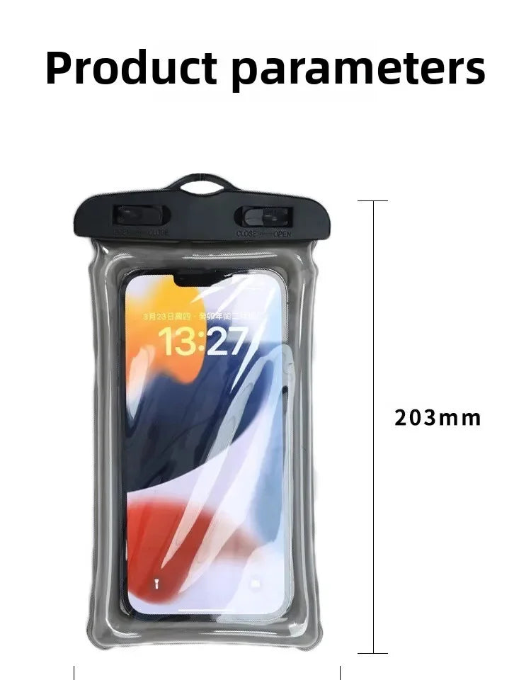 1-30PCS High Quality Universal Waterproof Smartphone Bag Phone Case Floating Waterproof Phone Pouch Bag for Diving Swimming