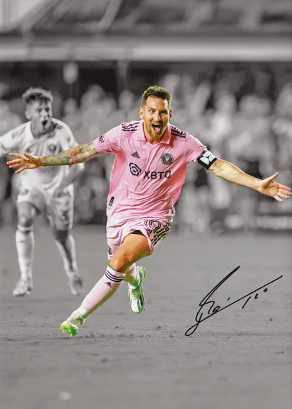Star Athletes On the Football Field Poster Super Moment Colour Canvas Painting Wall Art Picture Living Room Home Decor Fan Gifts